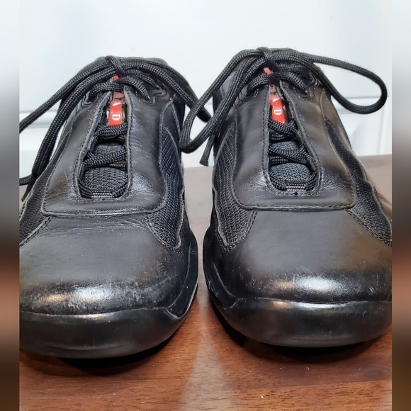 Prada Sneakers, Black, Size 11 - Picture 3 of 16